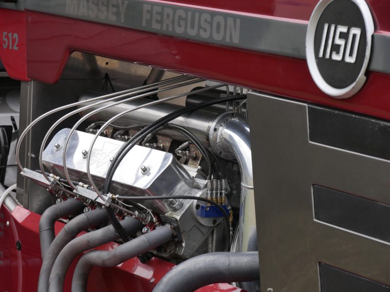 Onze Motor een V8 Perkins 8,3 liter